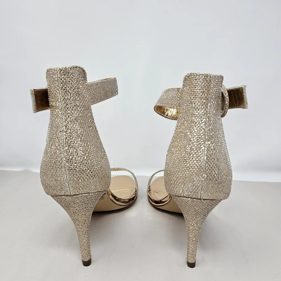 Shoeland High Heels Womens Sz 10 Ambrosia Rose Gold Sparkles Wedding Formal - Picture 4 of 11